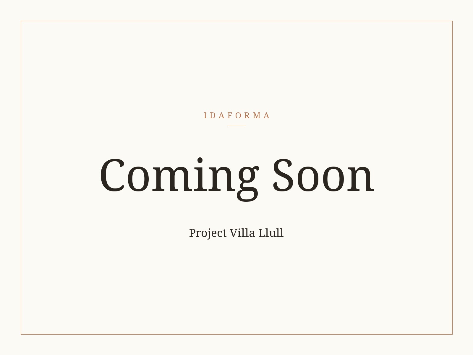Project Villa Llull — Coming soon in Portals Nous, Mallorca
